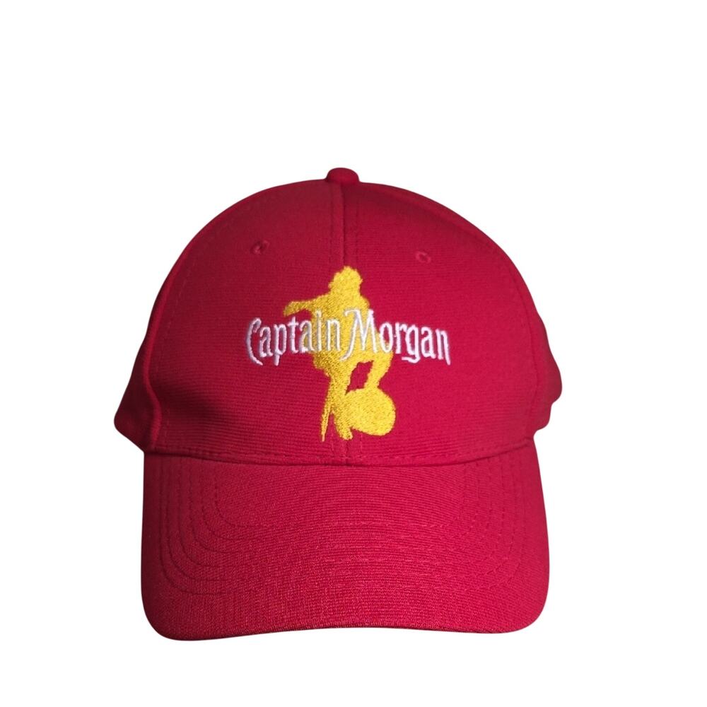 Captain Morgan Embroidered Red Baseball Cap Adjustable